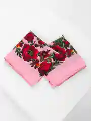 Розовый платок женский, платки женские, 2 штуки, 80 см х 80 см