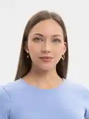 Черный серьги "Капля"