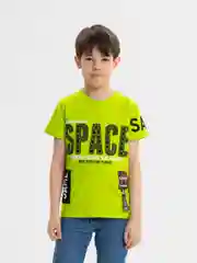 Салатовый футболка для мальчика