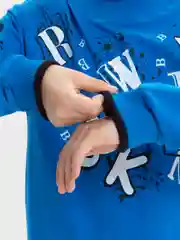 Синий толстовка для мальчика