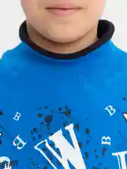 Синий толстовка для мальчика