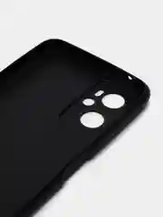 Чехол для OPPO A96 4G силиконовый, черный, матовый, с защитой камеры