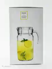 Кувшин 1,5л с крышкой "Карат" стекло
