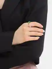 Конфетный акриловое кольцо с кристаллом