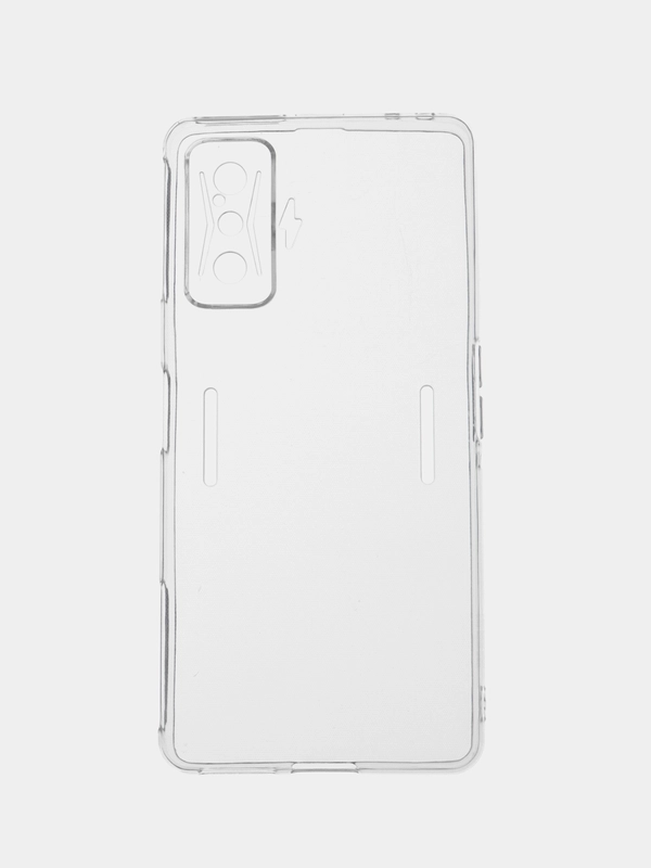 Чехол Xiaomi Poco F4 GT, Сяоми Поко Ф4 ГТ прозрачный силиконовый с защитой камеры