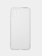 Чехол Xiaomi Redmi A1, Сяоми Редми А1 прозрачный силиконовый c защитой камеры