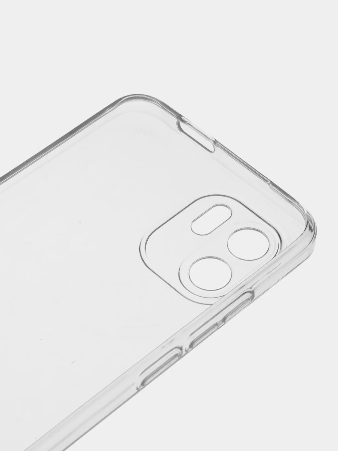 Прозрачный чехол Xiaomi Redmi A1, Сяоми Редми А1 прозрачный силиконовый c защитой камеры