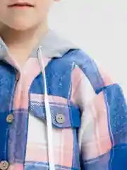 Розовый рубашка унисекс, с капюшоном