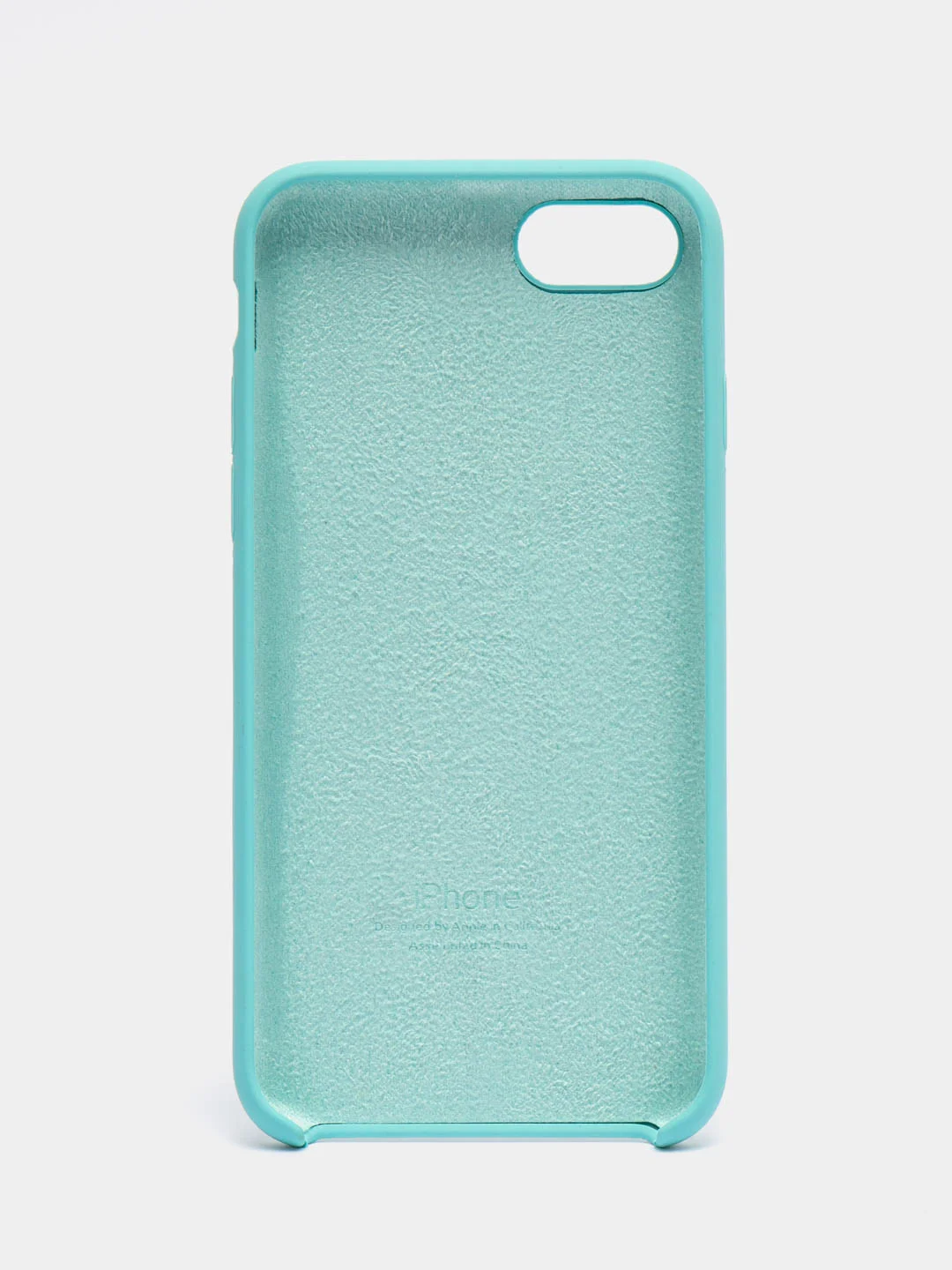 Бирюзовый чехол Silicone Case Iphone 12, 11, XR, XS, X, 7, 8, SE, 6s, Pro,Max,Plus (Айфон)