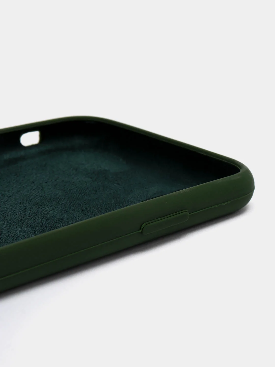 Тёмно-зелёный чехол Silicone Case Iphone 12, 11, XR, XS, X, 7, 8, SE, 6s, Pro,Max,Plus (Айфон)
