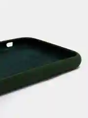 Тёмно-зелёный чехол Silicone Case Iphone 12, 11, XR, XS, X,  7, 8, SE, 6s, Pro,Max,Plus (Айфон)