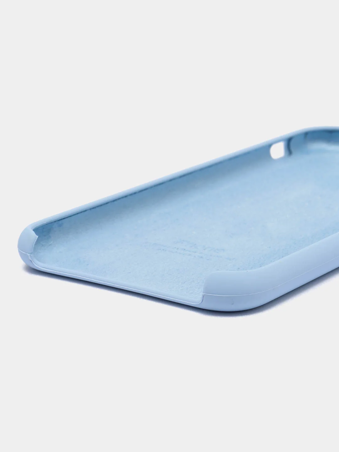 Голубой чехол Silicone Case Iphone 12, 11, XR, XS, X, 7, 8, SE, 6s, Pro,Max,Plus (Айфон)
