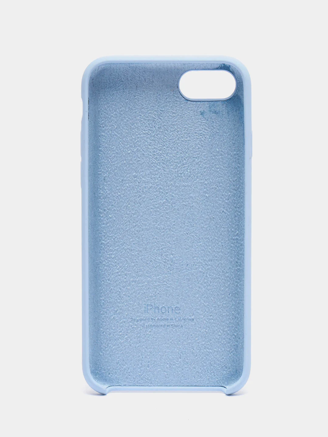Голубой чехол Silicone Case Iphone 12, 11, XR, XS, X, 7, 8, SE, 6s, Pro,Max,Plus (Айфон)