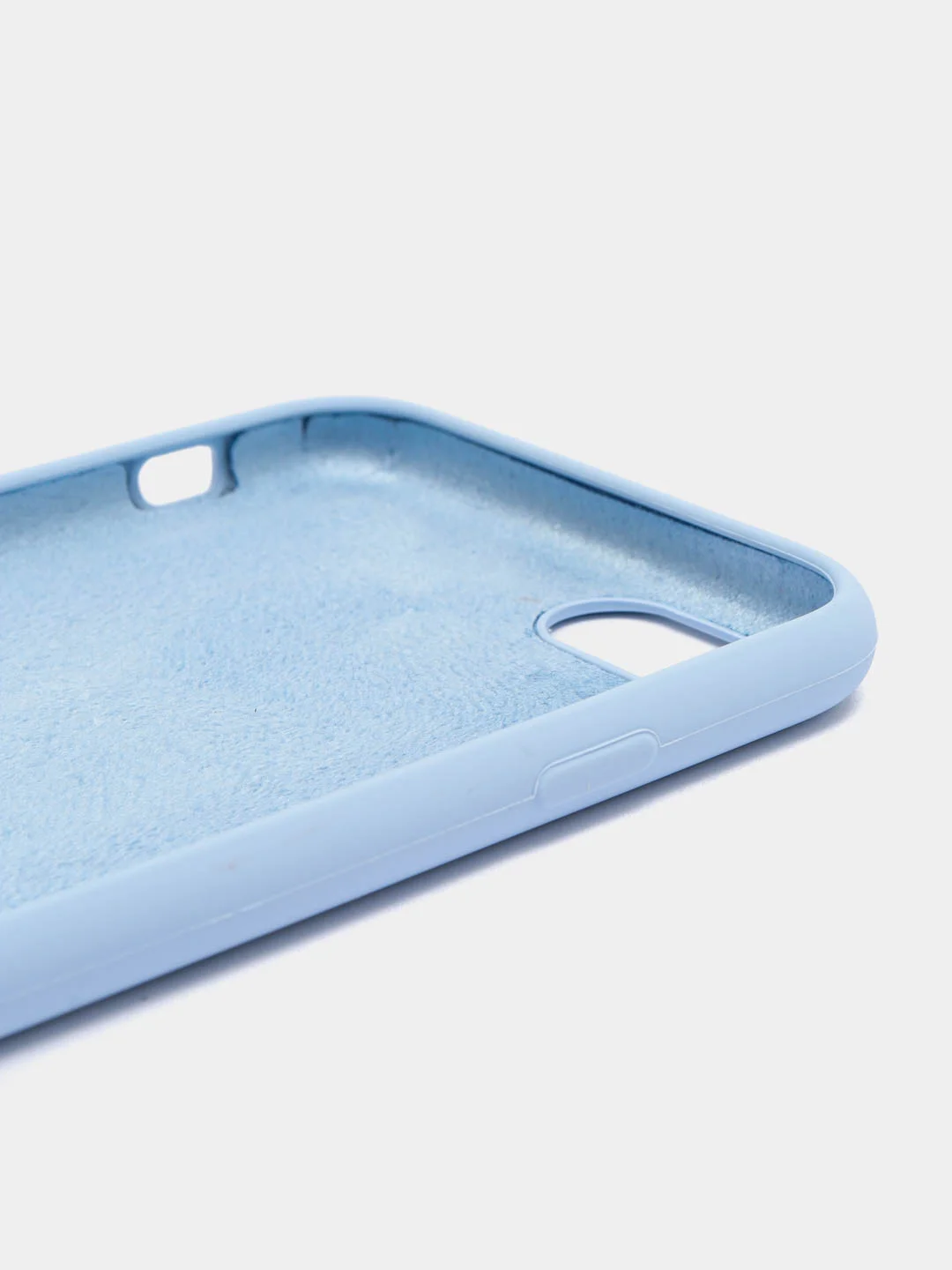 Голубой чехол Silicone Case Iphone 12, 11, XR, XS, X, 7, 8, SE, 6s, Pro,Max,Plus (Айфон)
