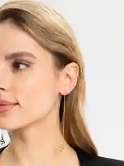 Золотой серьги висячие "Змейки"