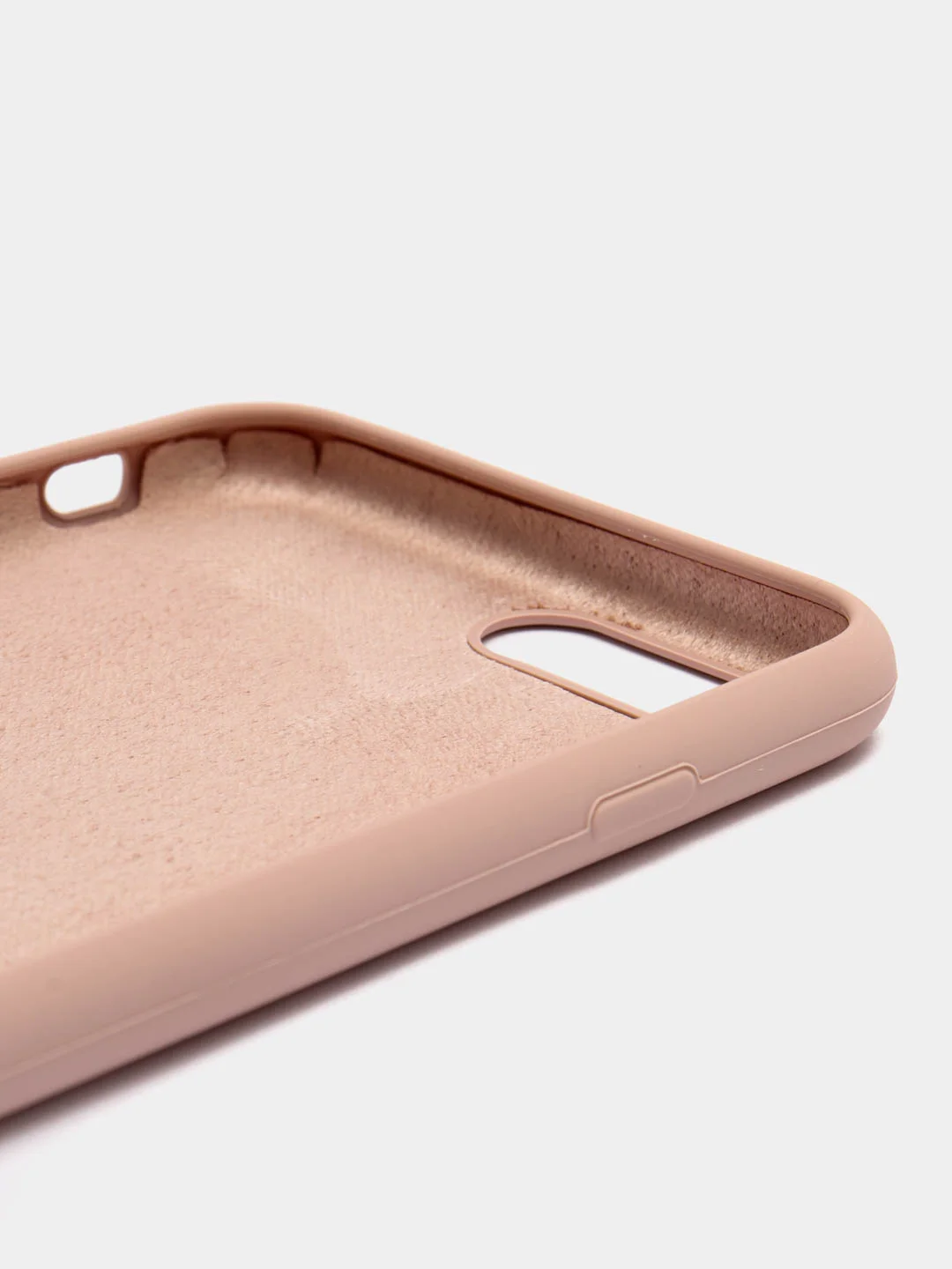 Бежевый чехол Silicone Case Iphone 12, 11, XR, XS, X, 7, 8, SE, 6s, Pro,Max,Plus (Айфон)