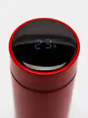 Красный термос с датчиком температуры и дисплеем, 500 мл