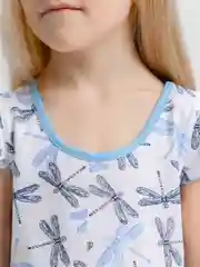 Голубой сорочка для девочки