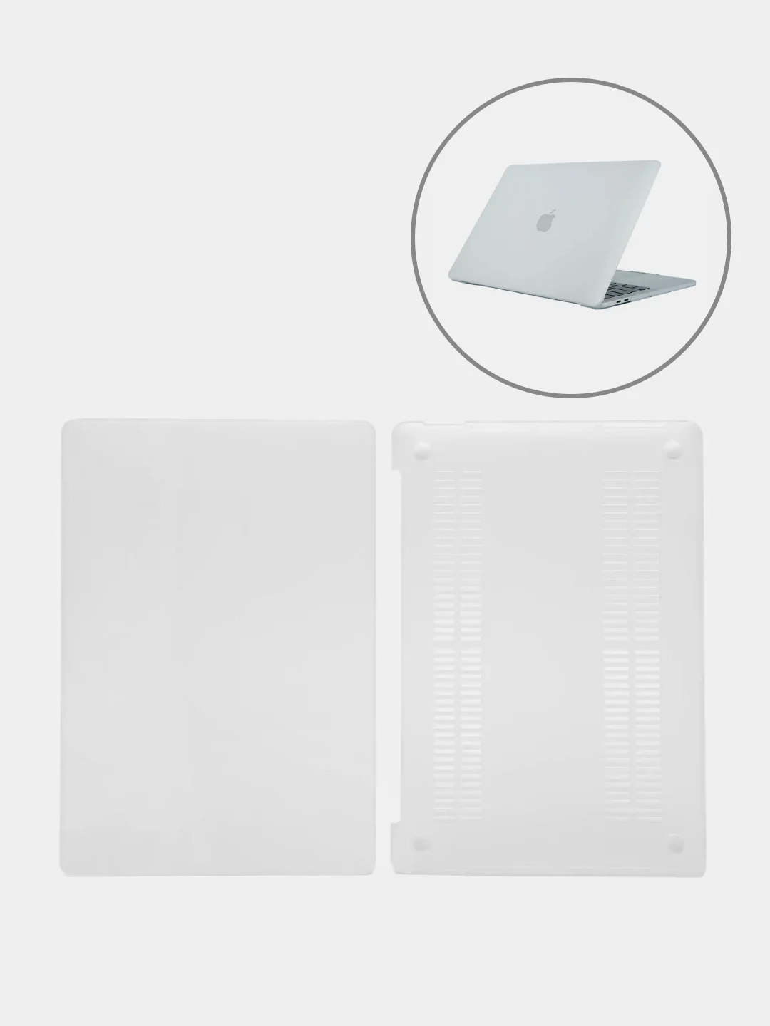 Прозрачный чехол кейс для Apple Macbook / макбука