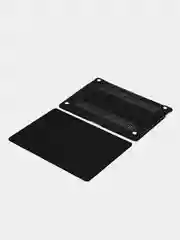 Черный чехол кейс для Apple Macbook / макбука