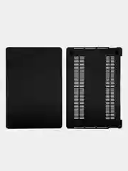 Черный чехол кейс для Apple Macbook / макбука