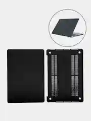 Черный чехол кейс для Apple Macbook / макбука
