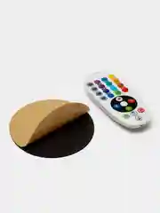 Белый лампа Закат RGB металлическая с пультом и приложением мобильным, 16 цветов