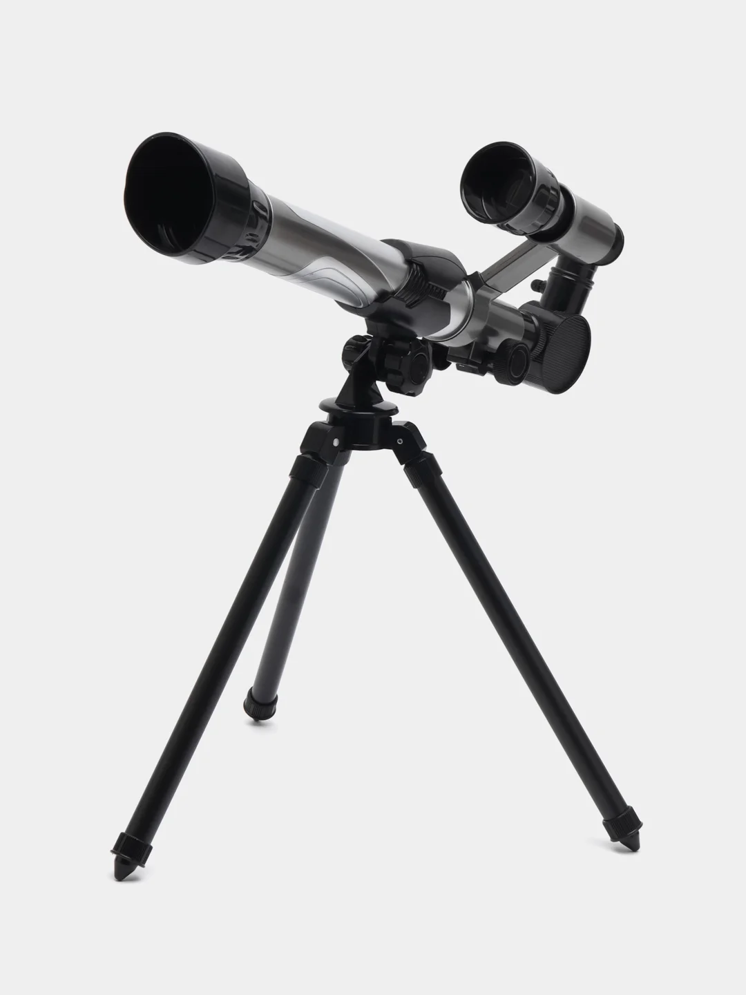 Черный астрономический настольный телескоп со штативом C2130 х20, х30, х40