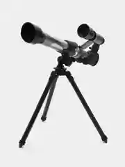 Черный астрономический настольный телескоп со штативом C2130 х20, х30, х40