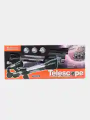 Черный астрономический настольный телескоп со штативом C2130 х20, х30, х40