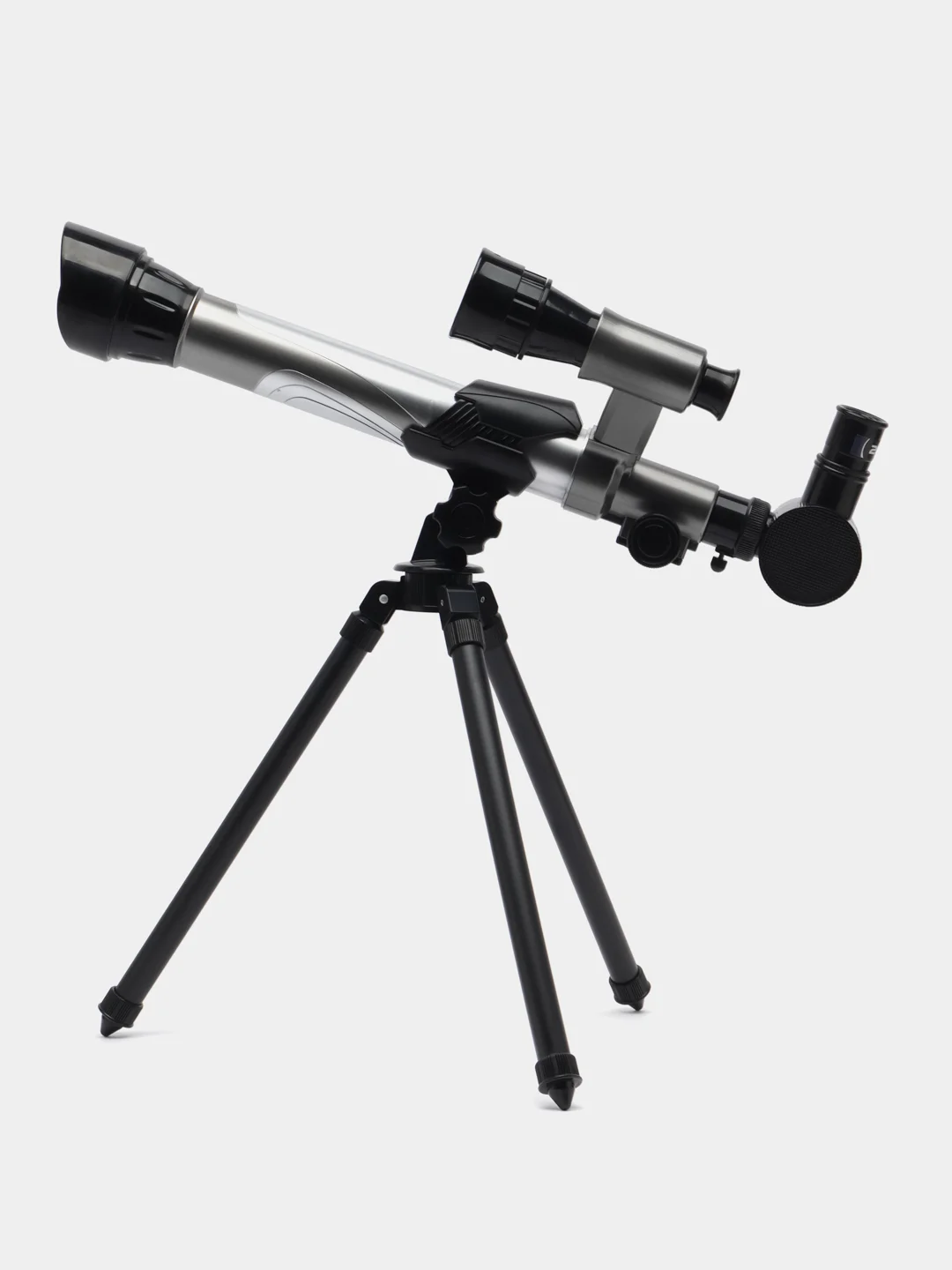 Черный астрономический настольный телескоп со штативом C2130 х20, х30, х40