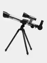 Черный астрономический настольный телескоп со штативом C2130 х20, х30, х40