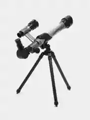 Черный астрономический настольный телескоп со штативом C2130 х20, х30, х40