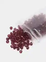 Аметистовый бусины стеклянные граненные биконус