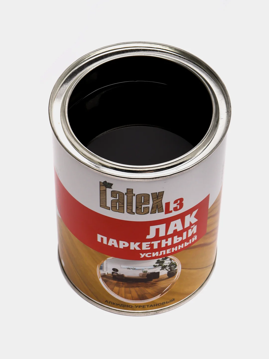 Лак паркетный, усиленный, полуматовый, 1 л