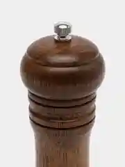 Серый мельница для перца и специй, деревянная, ручная