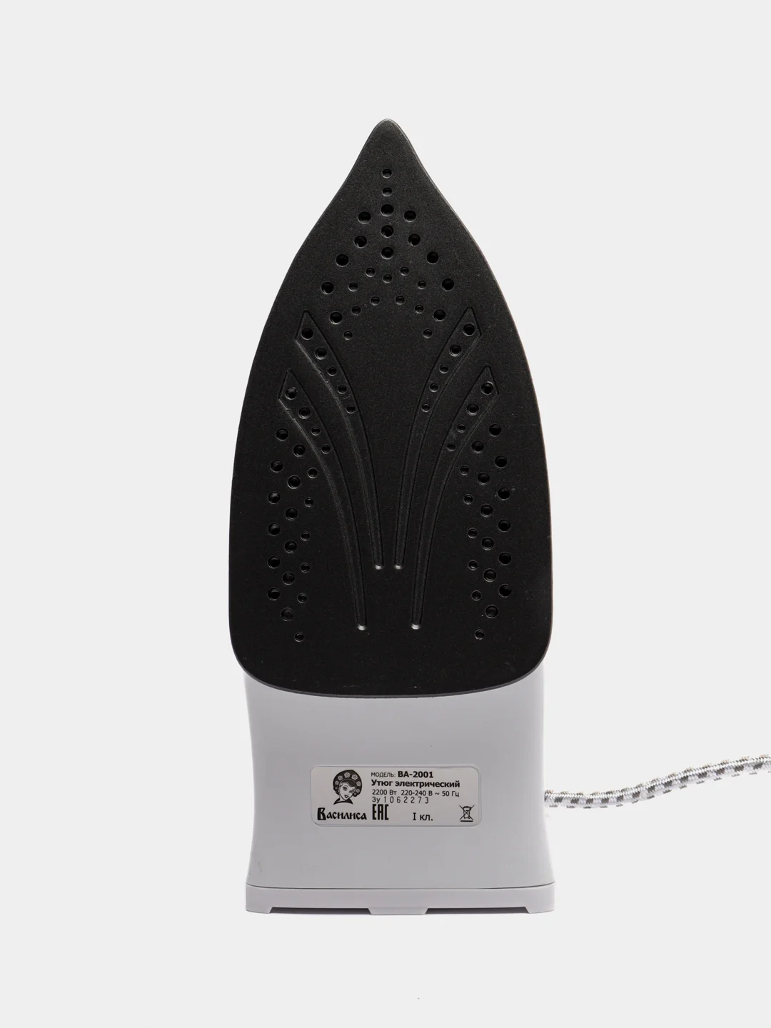 Голубой утюг (мощность 2200W/2000W) с антипригарным покрытием, самоочистка