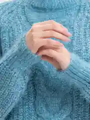 Тёмно-бирюзовый женский свитер "Tiffan"