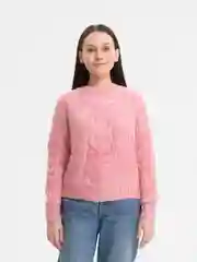 Розовый женский свитер "Tiffan"