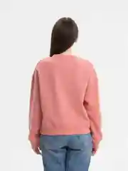 Коралловый меланж базовый однотонный свитшот LaFemme
