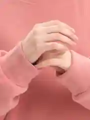 Коралловый меланж базовый однотонный свитшот LaFemme