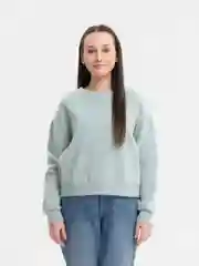 Мятный базовый однотонный свитшот LaFemme