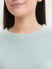 Мятный базовый однотонный свитшот LaFemme