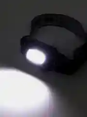 Черный фонарь налобный, 3 режима, LED