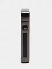 Хром зажигалка электрическая импульсная с двойной дугой,  LED дисплеем и USB зарядкой