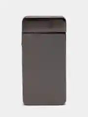 Хром зажигалка электрическая импульсная с двойной дугой,  LED дисплеем и USB зарядкой
