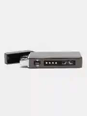 Хром зажигалка электрическая импульсная с двойной дугой,  LED дисплеем и USB зарядкой