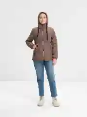 Шоколадный женская куртка весна осень