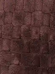 Коричневый плед с двусторонним ворсом, 200 х 240