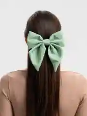 Оливковый школьный бант на Последний звонок